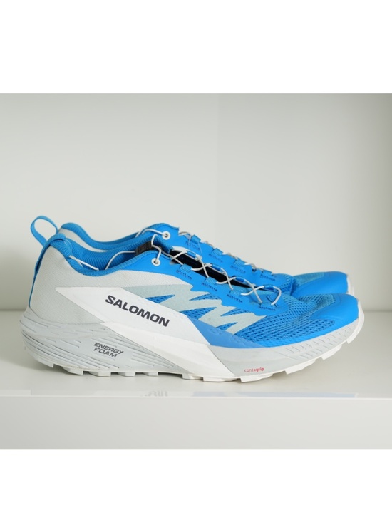 Salomon Sense Ride 5 Men Blue Trail Running Shoes 473118 US 10.5 UK 10 EU 44 2/3